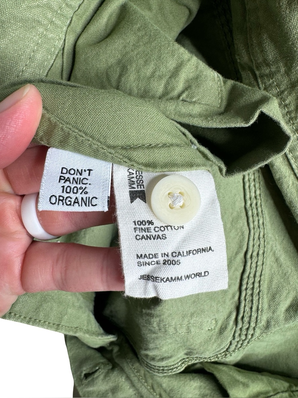 Jesse Kamm | Handy Pants in Olive Green 6 - Picture 6 of 12